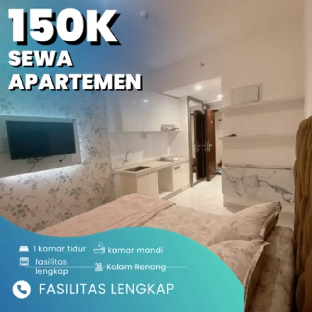 SEWA APARTEMEN TREEPARK BSD SERPONG HARIAN/TRANSIT TERMURAH TANGERANG