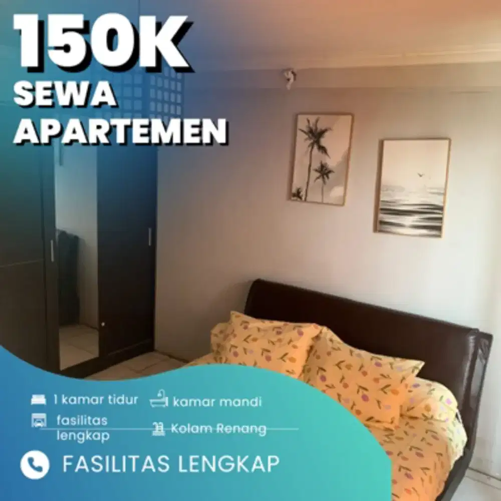 SEWA APARTEMEN TANGERANG GREEN LAKE VIEW HARIAN/TRANSIT TERMURAH