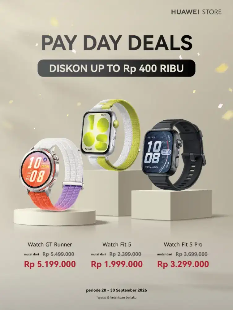 Kredit watch huawei hanya dengan KTP