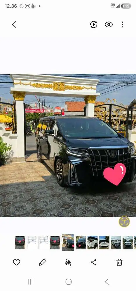 Toyota Alphard 2016 Bensin