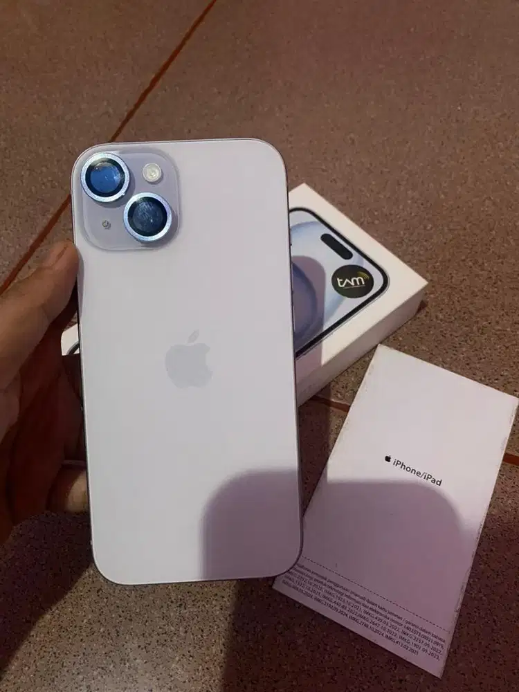 Iphone 15 128 GB (Blue) Garansi TAM