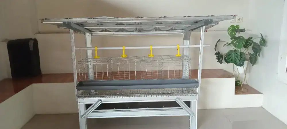 kandang galvanis kapasitas 8 ekor