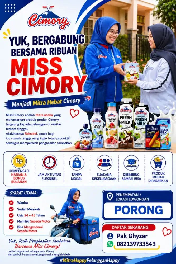 Lowongan Pekerjaan Miss Cimory