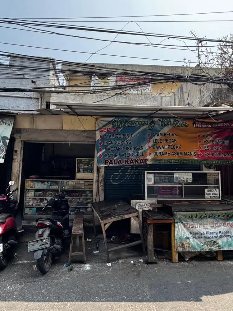 di jual kios dan tempat tinggal harga murah