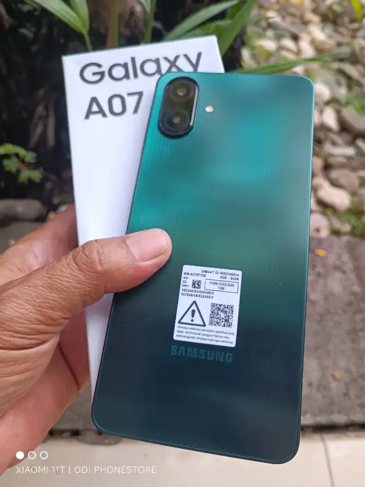 Samsung a07 4+4/64 mulus seperti baru dan lengkap pemakaian 4 bln lbh