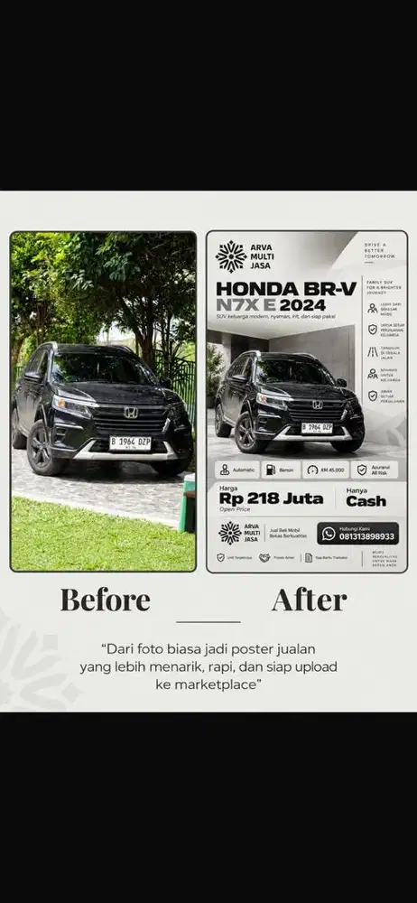 Jasa buat poster mobil