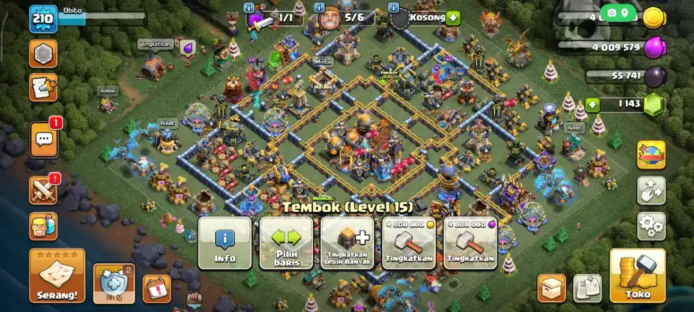 Akun COC TH 18 Murah