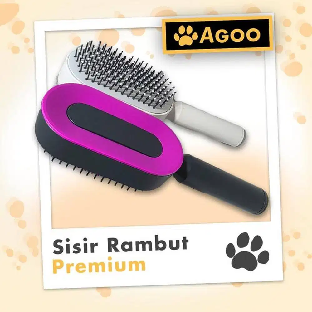 Sisir Rambut Premium Magic Comb AGOO Anti Rontok & Anti Kusut Sisir Aj