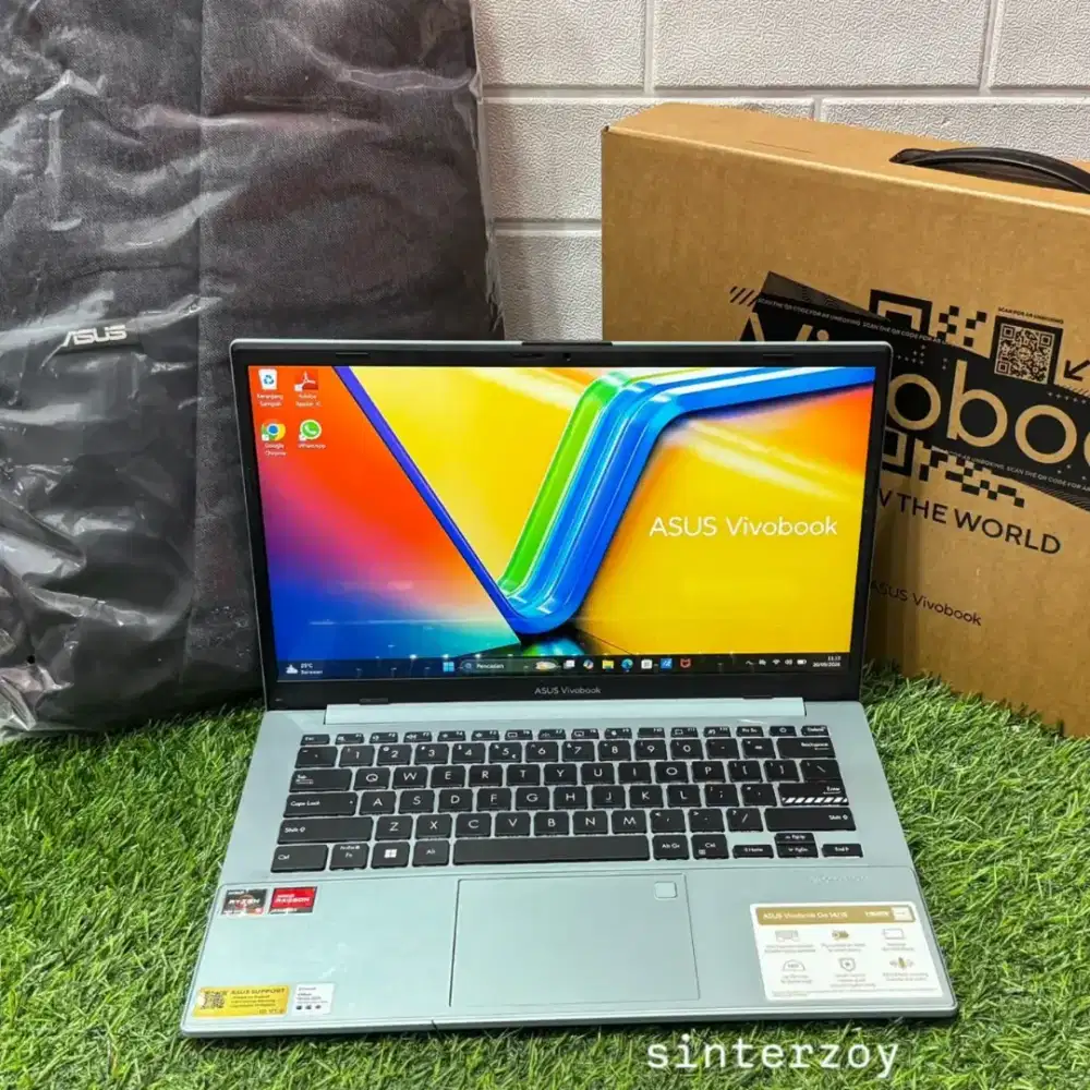 Garansi resmi Asus Vivobook go 14 ryzen 5 ram 16gb