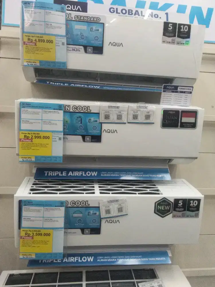 AC AQUA BISA CICILAN PAKAI HOMECREDIT