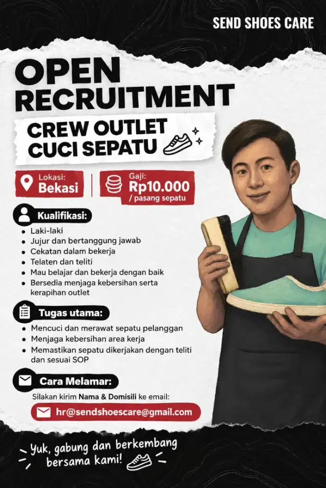 CREW CUCI SEPATU WASHER