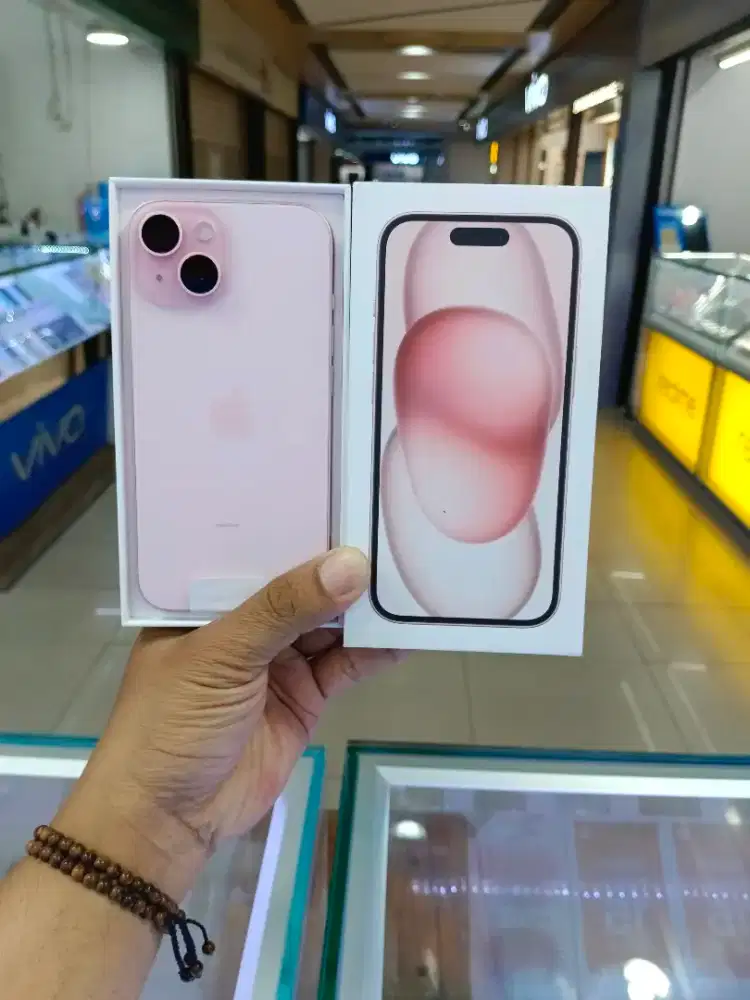Iphone 15 128 Pink iBox NEW BNOB Garansi Resmi Original iBox