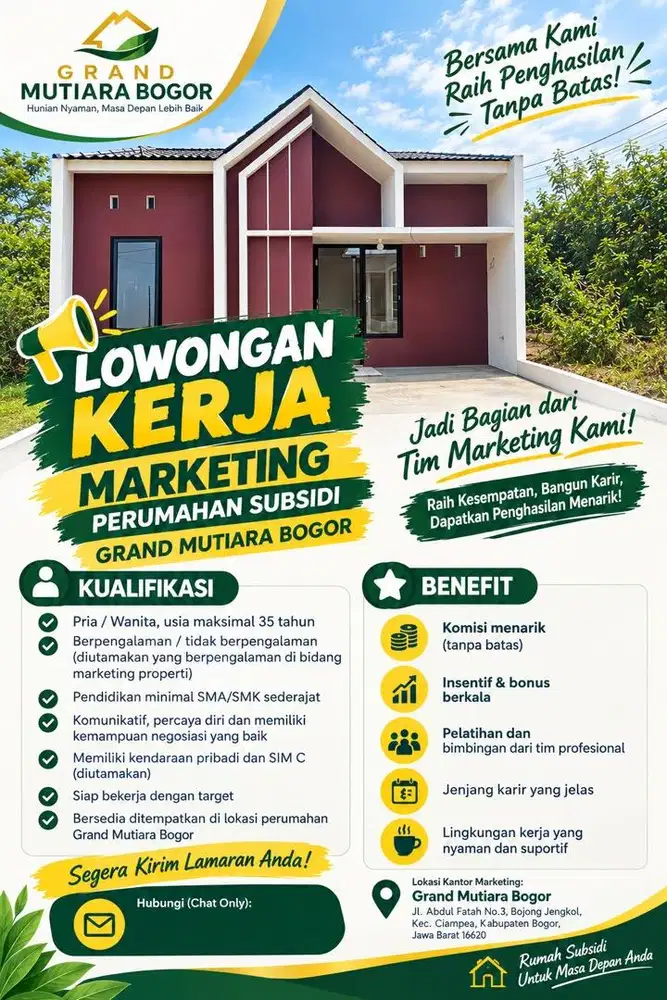 Lowongan Kerja, Sales & Marketing