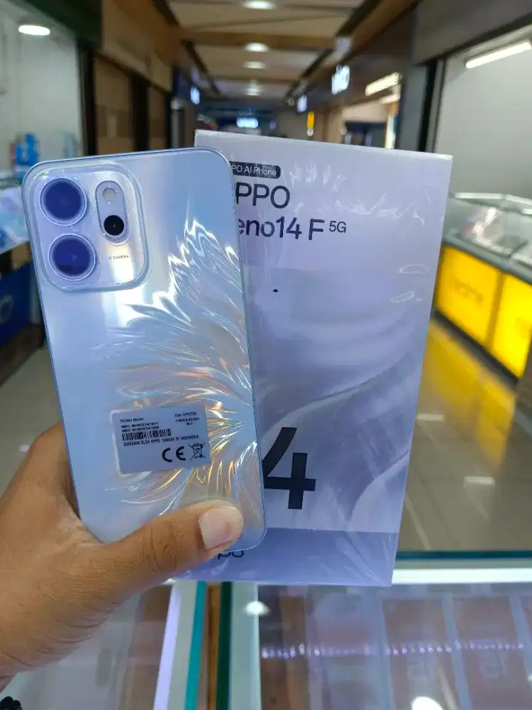 Oppo Reno 14F 5G 8/256 Blue Second Super Premium 100% Ori Resmi