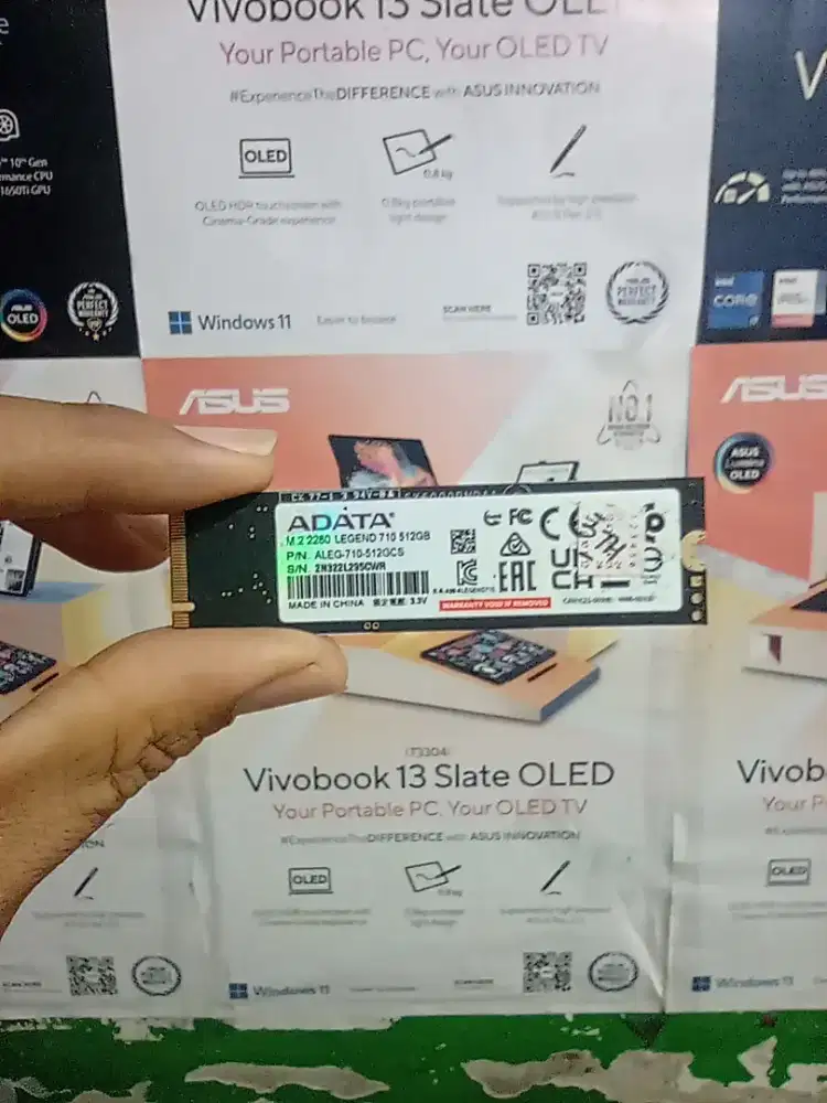 SSD Adata NVME Legend 710 512 GB, Sentinel 100%, Garansi 1 Bulan