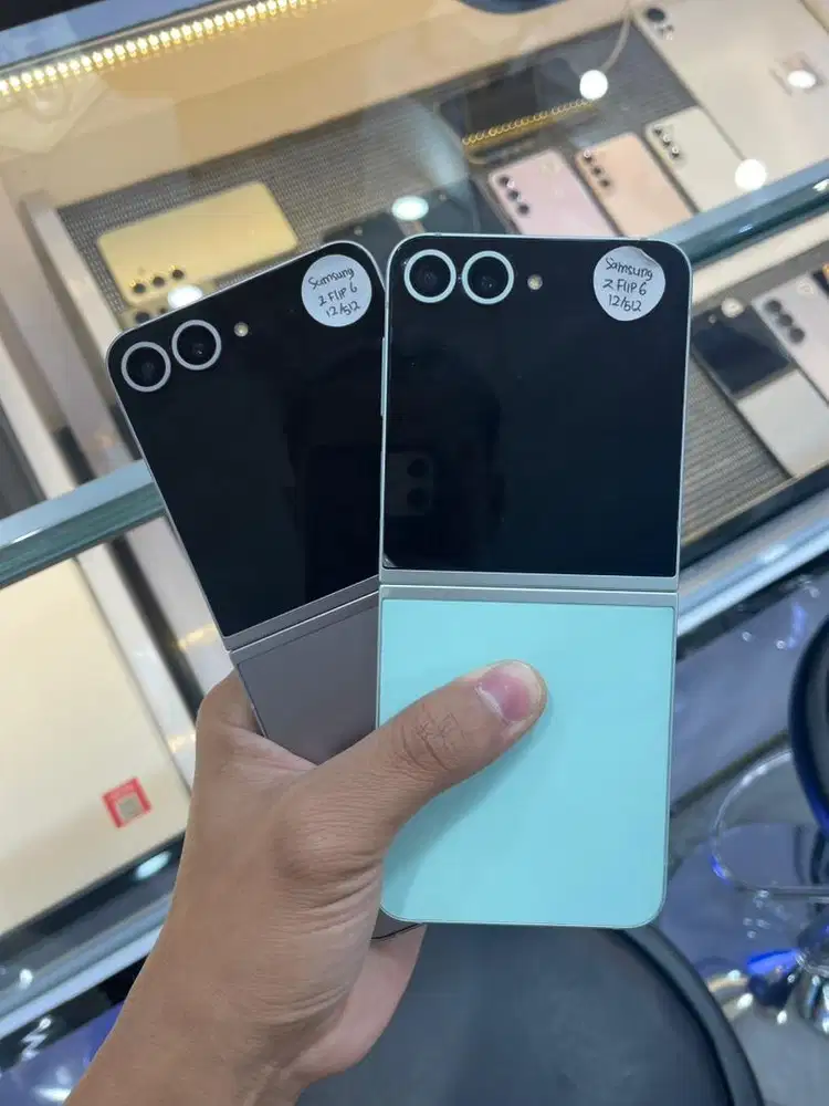 Samsung Zflip 6 Ram 12/512GB mulus no minus lengkap box kabel ori