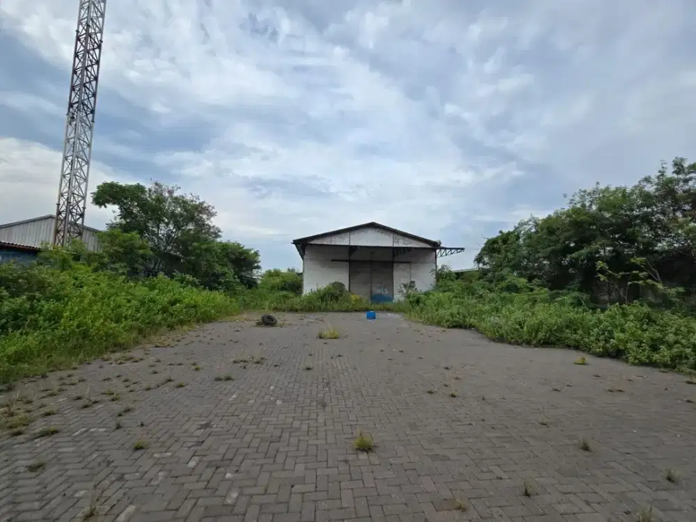Lelang Murah Gudang + Tanah di 0 Jalan Raya Tambak Langon Dkt Margomulyo