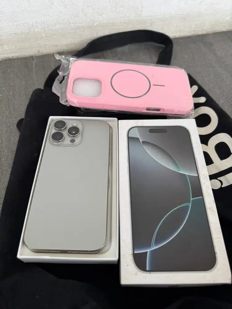 iphone 16 promax 256 natural titanium beacukai resmi