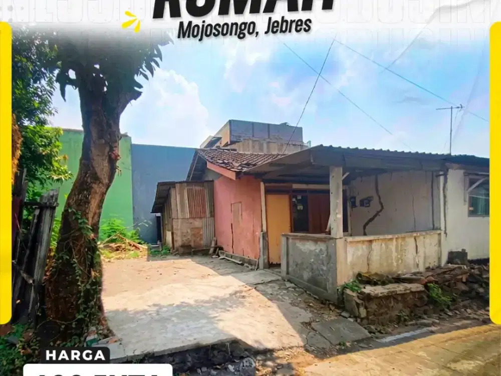 Dijual Tanah bonus rumah Mojosongo
