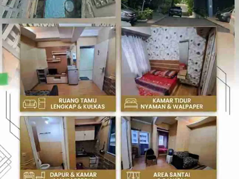 Apartemen Menteng Square Salemba Jakpus disewakan bulanan semi furnished lantai rendah
