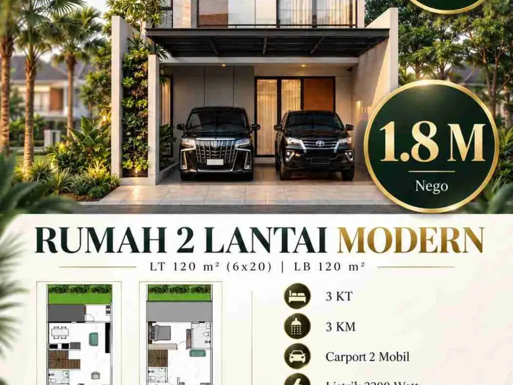 Promo rumah baru rungkut premium 2 lantai