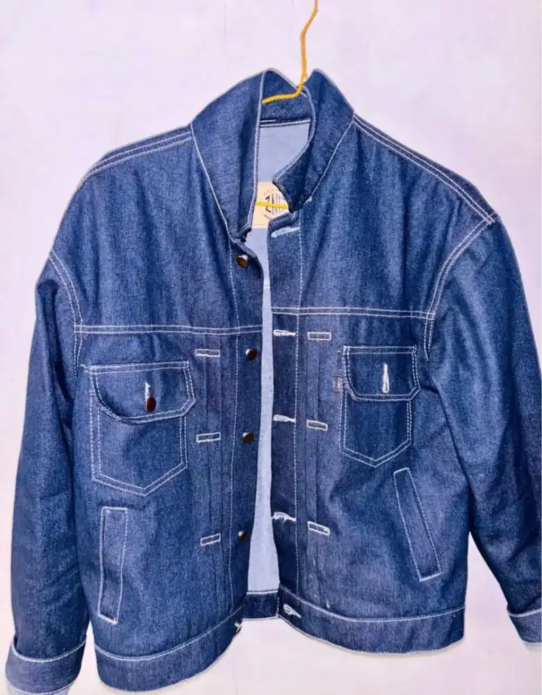 Jaket denim boxy