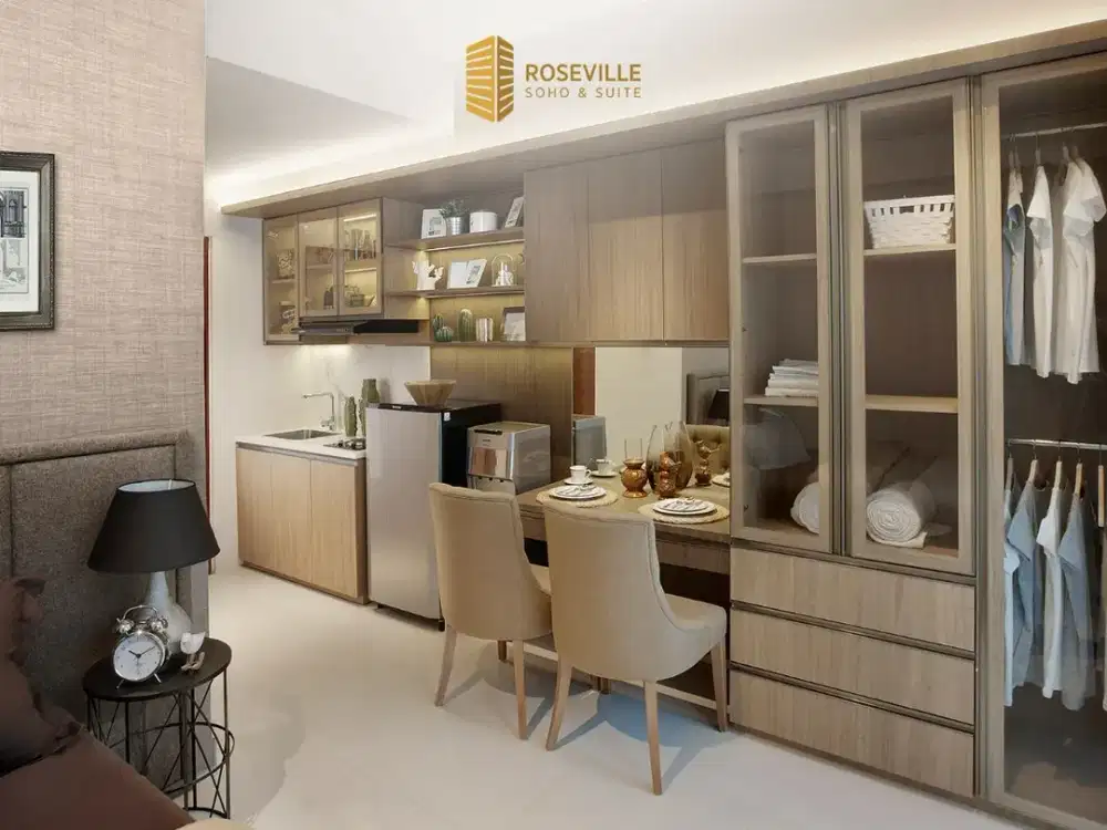 Apartemen Roseville Jual Murah 370jt Type Studio 30sqm - Fasilitas Lengkap Setara Hotel Bintang 5