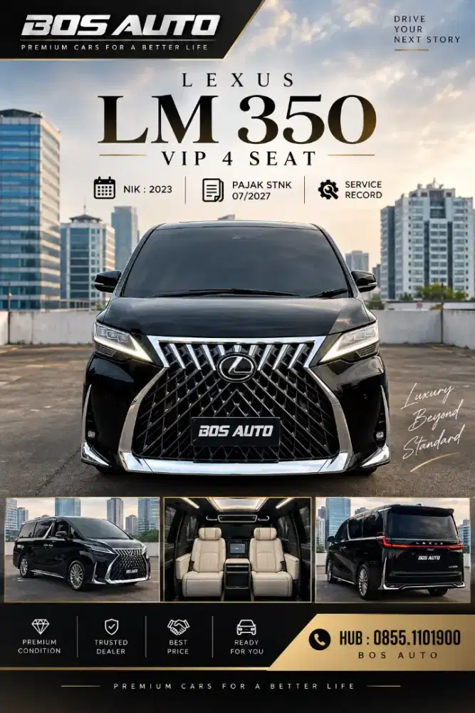 LEXUS LM 350 VIP 4 SEAT NIK : 2023