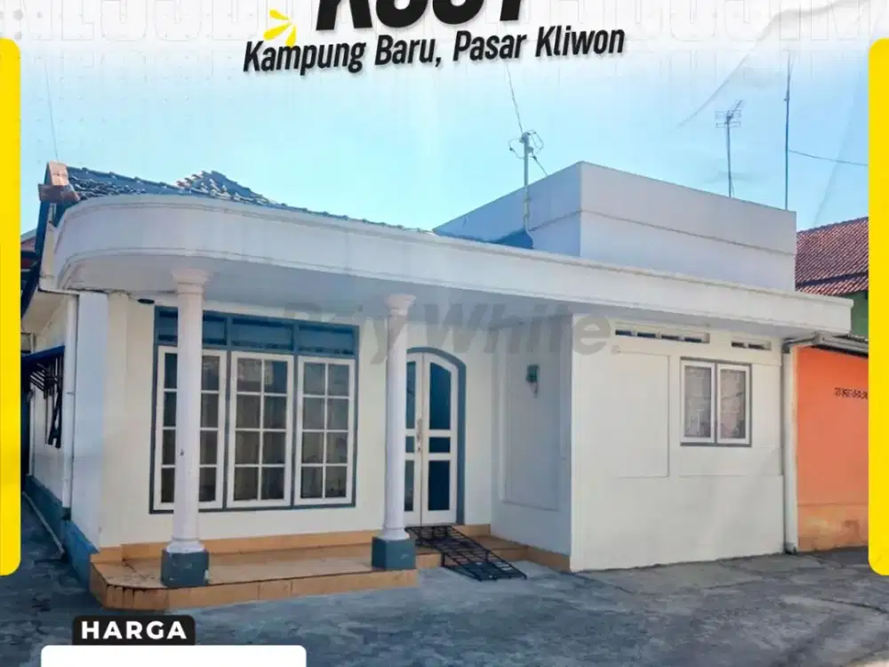 Dijual Kost Aktif 11kamar Siap Huni tengah Kota Solo, kampung Baru Pasar kliwon