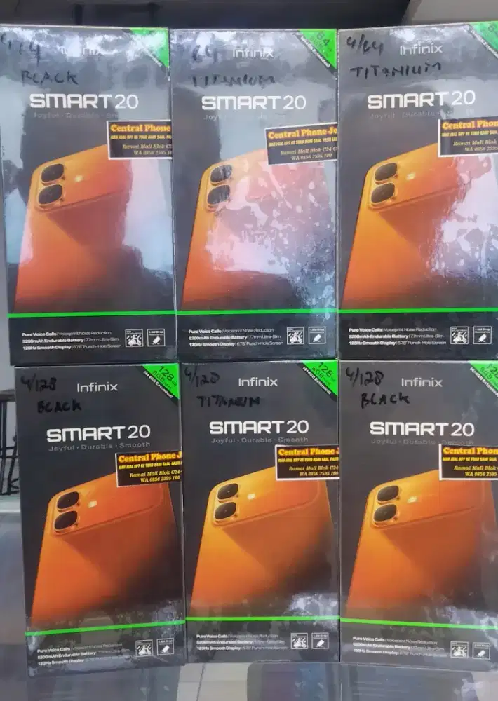Infinix smart 20 4/64 4/128 new