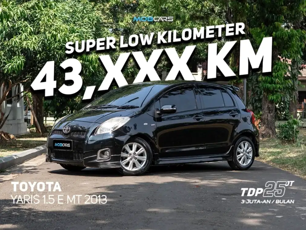 KM LOW ‼️ YARIS E MT 2013