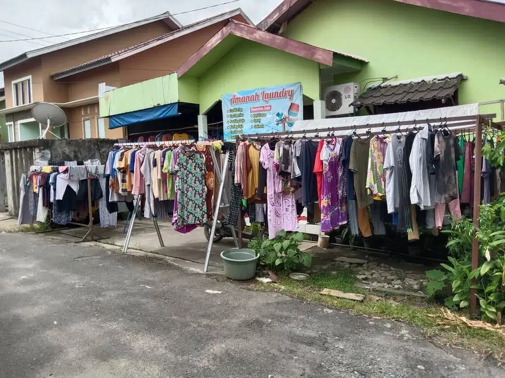 Dijual Rumah serta Usaha Laundry sudah ada langganannya
