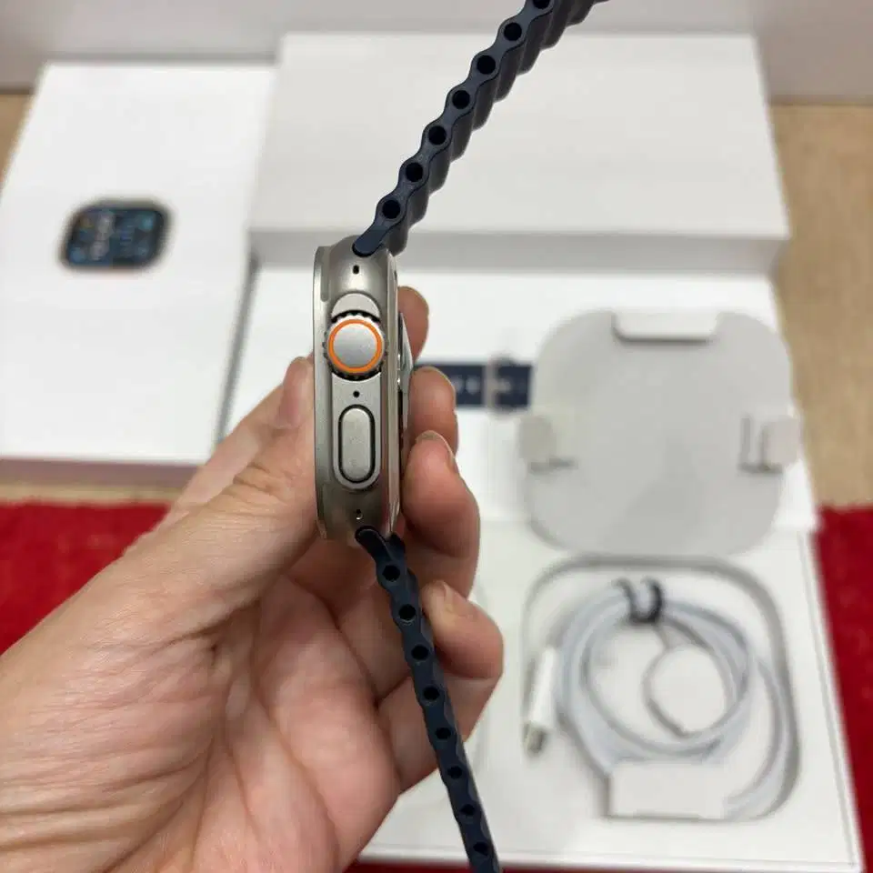 Apple Watch Ultra 2 49mm Titanium Blue Ocean Fullset second