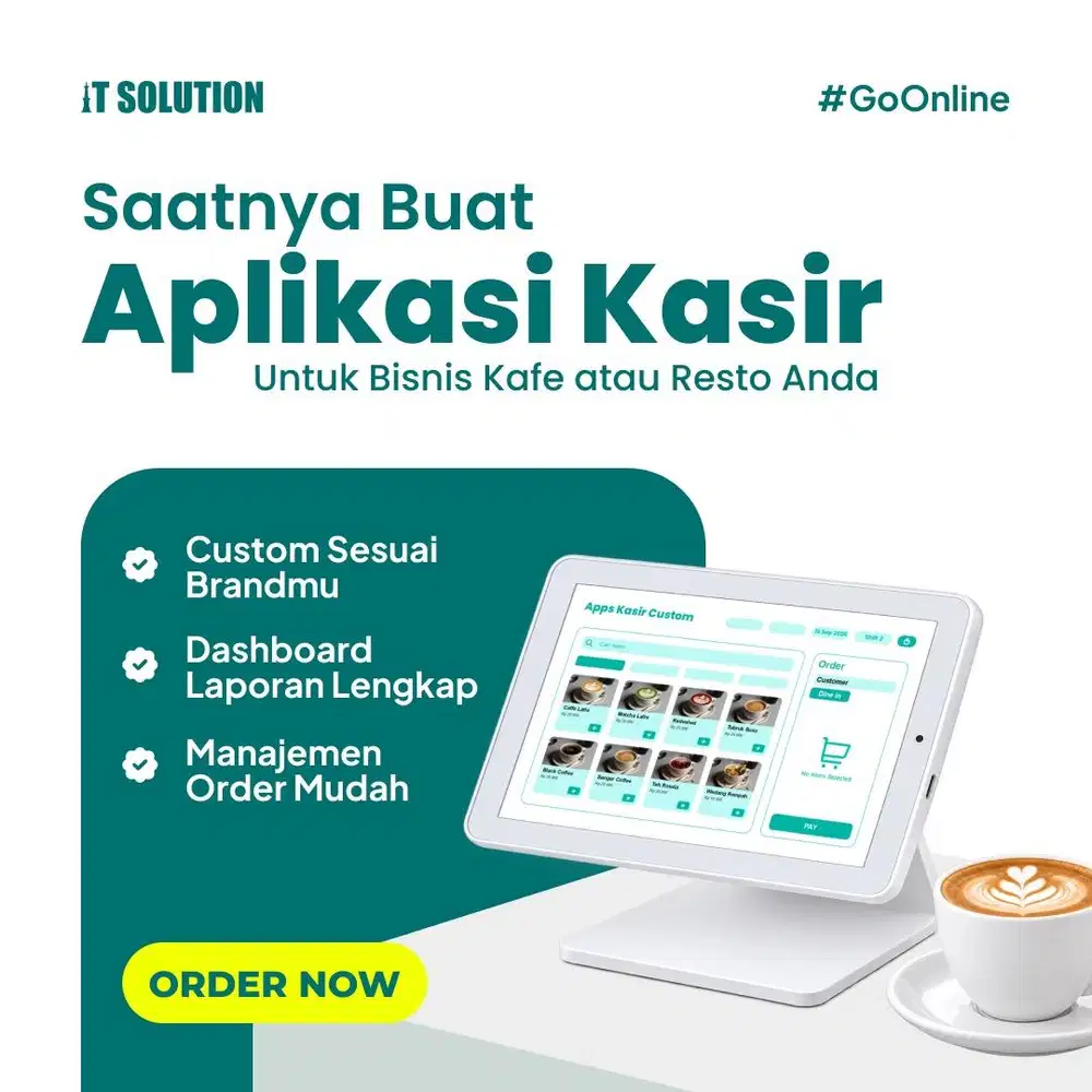Paket Aplikasi Kasir Profesional untuk Bisnis di Cilacap