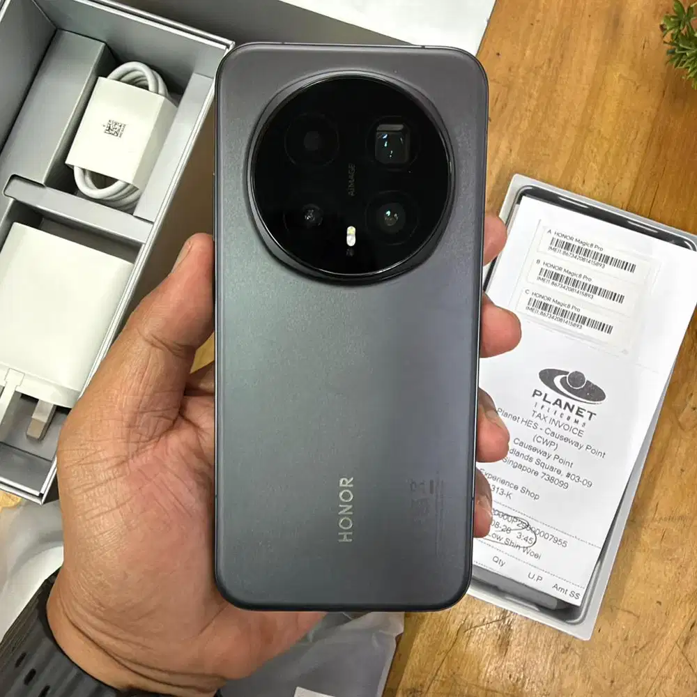 Like new Honor Magic 8 Pro 5G 512GB Black Global Version Pajak resmi