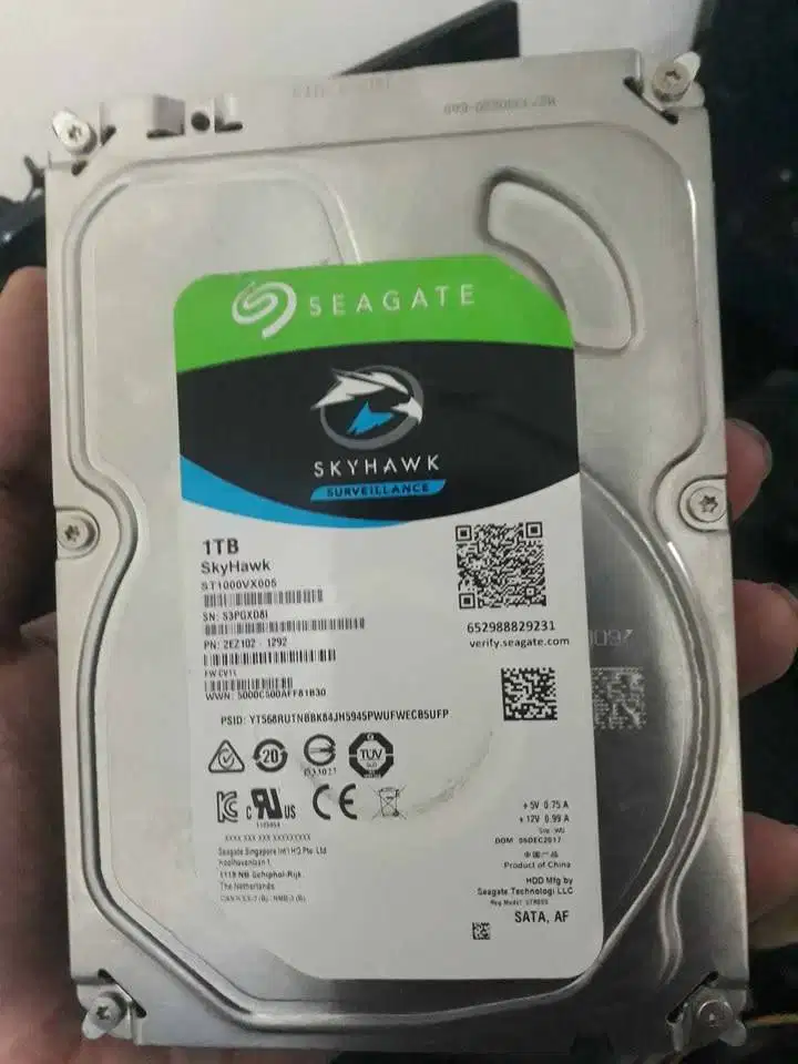 Harddisk/HDD 1TB Seagate Skyhawk