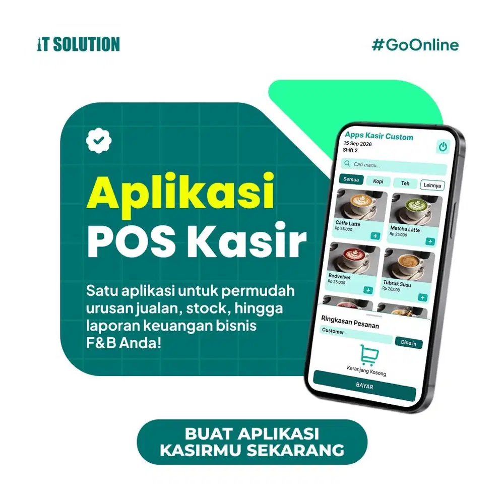 Paket Aplikasi POS Kasir Profesional untuk Bisnis di Bogor
