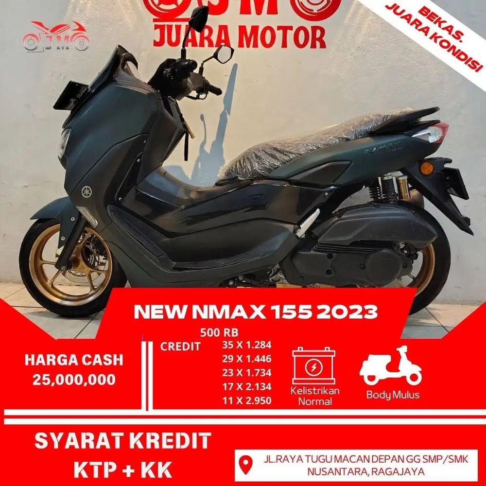 NEW NMAX 155 TH 2023 PAJAK PANJANG UNIT SIAP PAKAI NO KENDALA