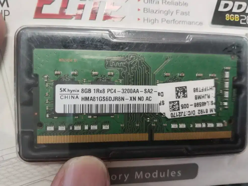 Dijual Ram 8GB DDR4 PC 3200 ORI cabutan dari laptop HP pavilion gaming