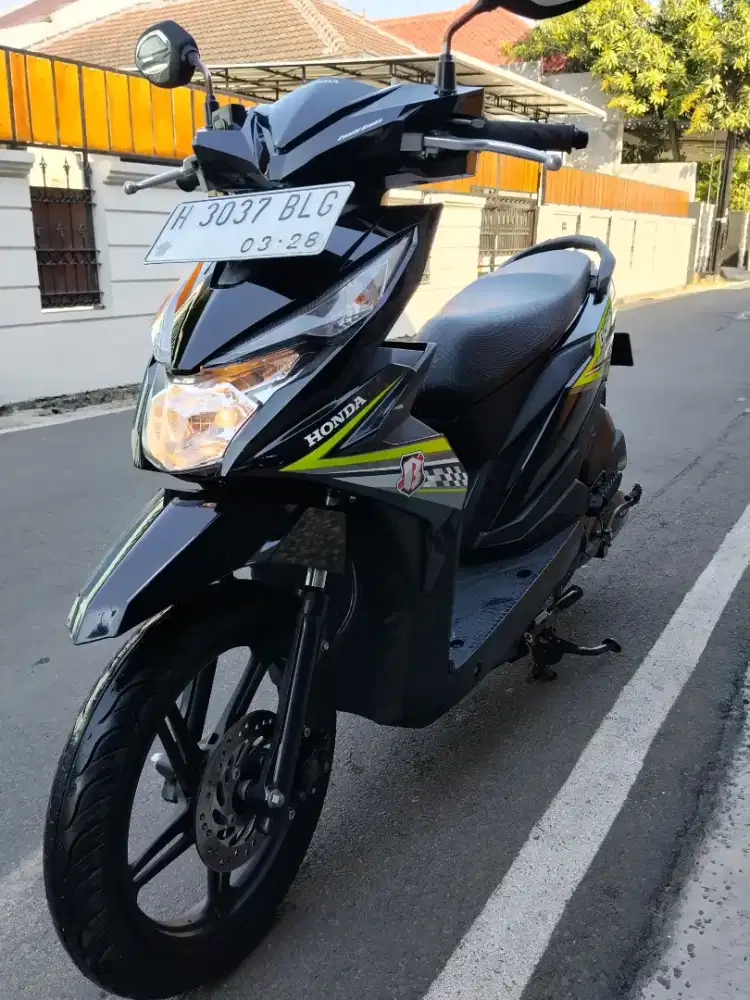 Beat Eco 2018 kondisi antik full ori low km rendah