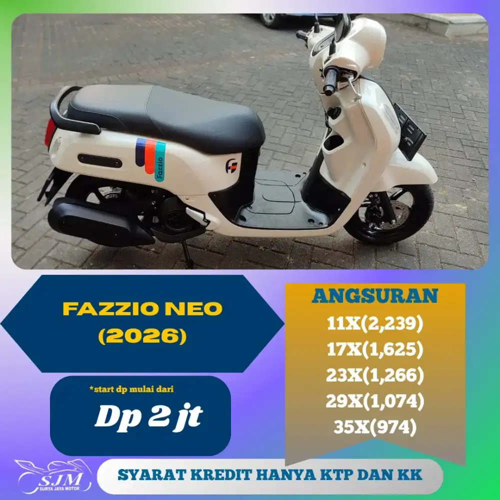 YAMAHA FAZZIO NEO 2025 MESIN HALUS