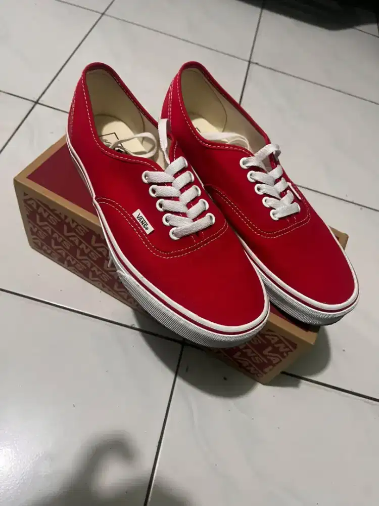 VANS AUTHENTIC RED CLASSIC