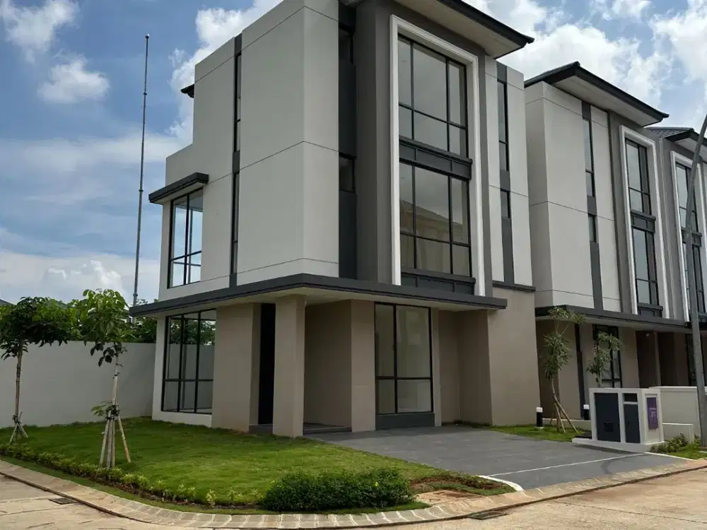 Rumah 3lt luas 12x14 type 4KT Cluster Sentarum JGC Jakarta Garden City