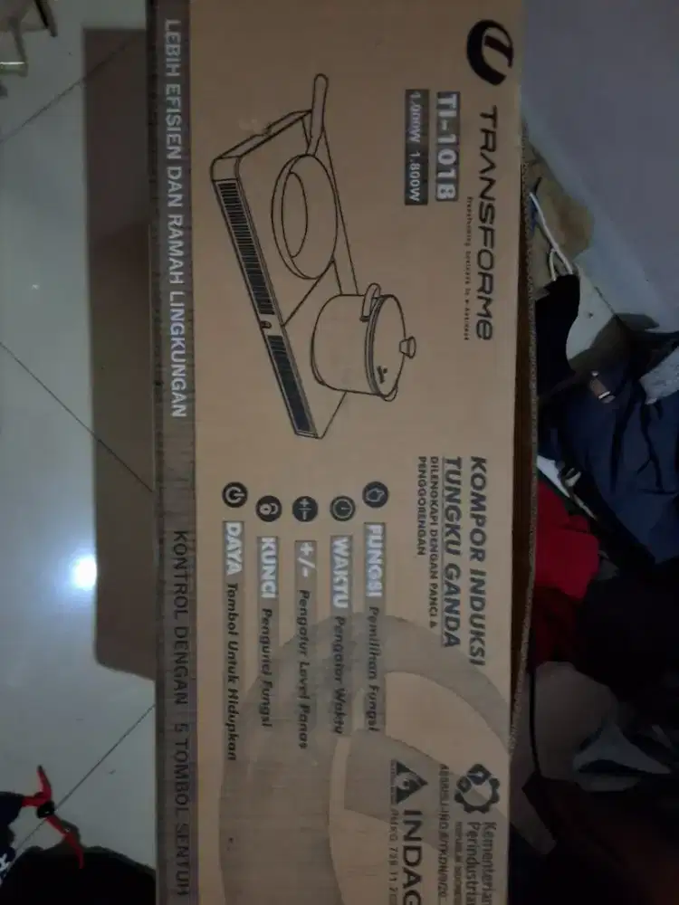 Kompor Induksi Tungku Ganda merk Transforme