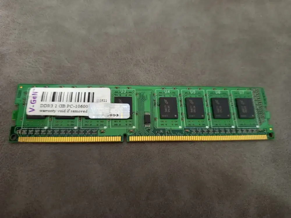 RAM DDR3 2 GB PC 10600 Desktop VGEN (5 pcs)