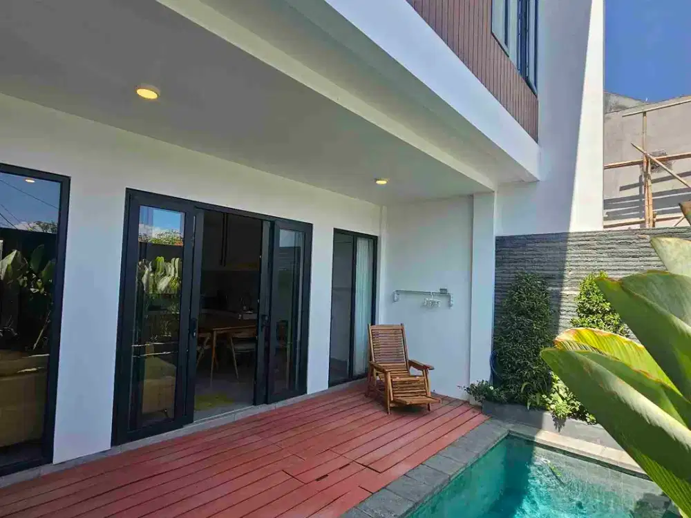 Modern 2-Bedroom Villa Fo Rent di Sanur, dekat Warung Mak Beng