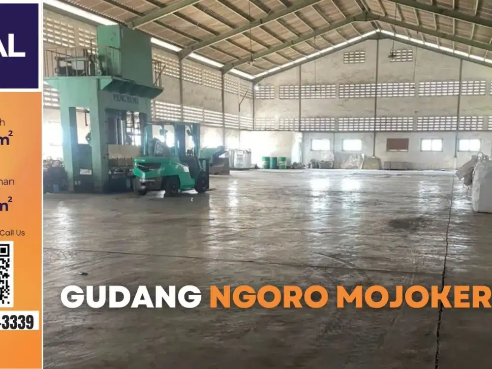 Jual Gudang Siap Operasional 16.000 M² dengan Kantor & Mezanin di Jawa Timur - The Edge
