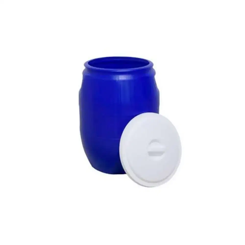 Tong Air + Tutup 60 Liter / Gentong /Drum Tempat Sampah Plastik