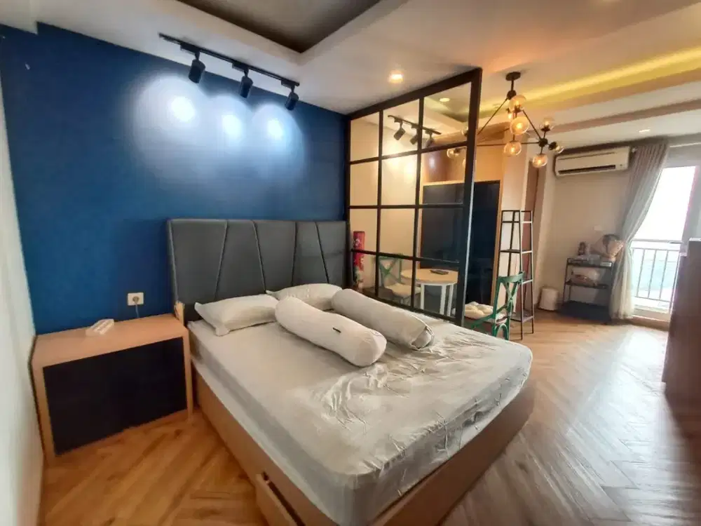 Disewakan Apartemen Studio Oak Tower B Lantai 20 – Full Furnish, Lantai Tinggi, Dekat Busway & Akses Kelapa Gading, Pulo Gadung