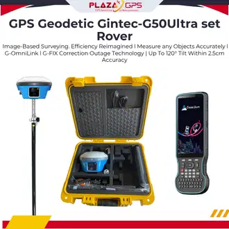GPS Geodetik Gintec G50 Ultra Visual + Laser RTK GNSS Paket Rover